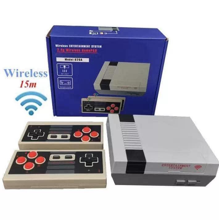 New Wireless Gaming System 620 Built in Old School Classic Games